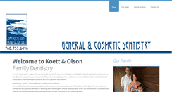 Desktop Screenshot of koettolsondental.com